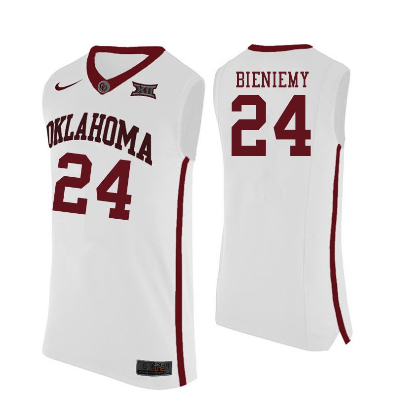 Oklahoma Sooners #24 Jamal Bieniemy College Basketball Jersyes Sale-White